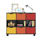 Nicho Organizador C/ 6 Gavetas Com Rodízio Roterdã Q01 - Pret