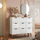 Nicho Organizador C/ 9 Gavetas Vintage Haia Q01 - Branco/bran