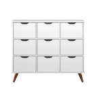 Nicho Organizador C/ 9 Gavetas Vintage Haia Q01 - Branco/bran