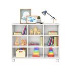 Nicho Organizador Com 6 Gavetas Color E Rodízios - Qmovi