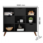 Nicho Organizador Com Pés Retro E 3 Gavetas Qmovi