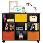 Nicho Organizador Com Rodizios 3 Gavetas - Qmovi - Branco/bra