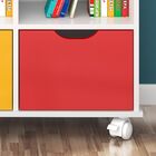 Nicho Organizador Com Rodizios 3 Gavetas - Qmovi - Branco/col