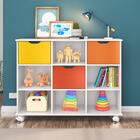 Nicho Organizador Com Rodizios 3 Gavetas - Qmovi - Branco/col