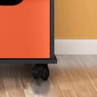 Nicho Organizador Com Rodízios Preto 9 Gavetas Color Qmovi