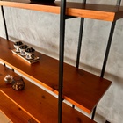 Nicho Organizador Decoração Industrial Madeira Maciça E Ferro