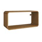 Nicho Organizador Duplo Curve Carvalho Xingu - Completa Móveis