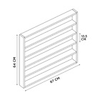 Nicho Organizador Expositor 5 Prateleiras Para Manicure 200 E