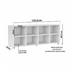 Nicho Organizador Horizontal Branco - Movelbras