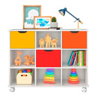 Nicho Organizador Infantil Com 3 Gavetas E Rodízios - Qmovi -