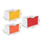 Nicho Organizador Infantil Com 3 Gavetas E Rodízios - Qmovi -