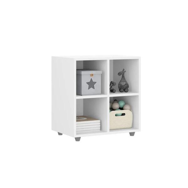 Nicho Organizador Infantil Com 4 Nichos Movelbras Branco