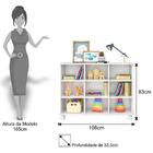 Nicho Organizador Multifuncional Com Rodízios Toys Branco