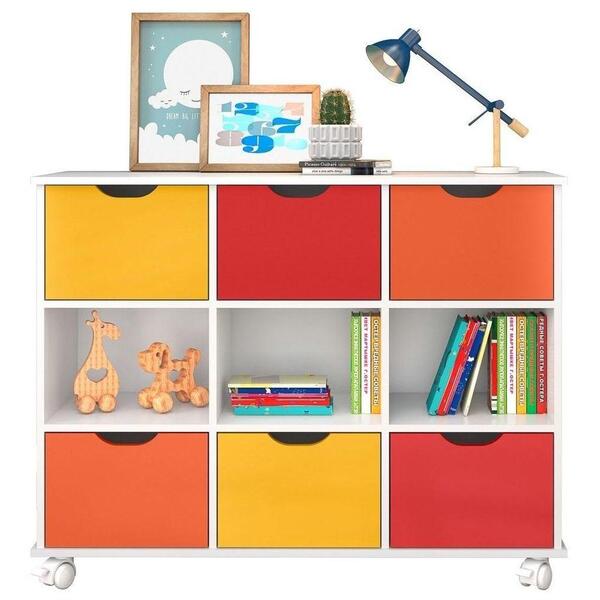 Nicho Organizador Multifuncional Com Rodízios Toys Q01 6 Gave