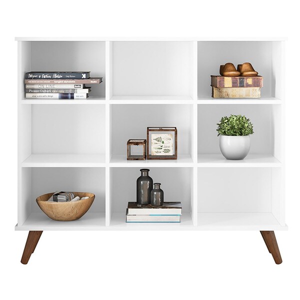 Nicho Organizador Multifuncional Pés Retrô Cube Q01 Branco -