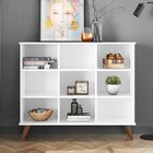 Nicho Organizador Multifuncional Pés Retrô Cube Q01 Branco -