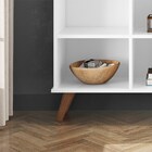 Nicho Organizador Multifuncional Pés Retrô Cube Q01 Branco -