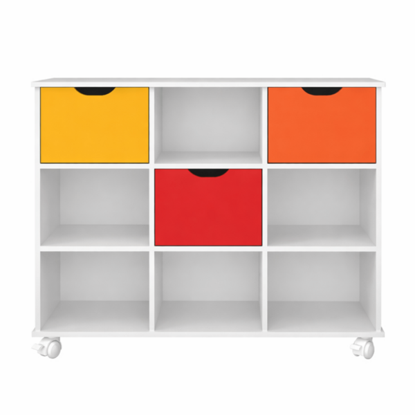 Nicho Organizador Multiuso Infantil Kit 3 Gavetas Liberty Móv