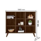 Nicho Organizador Qmovi Ébano Toq Rústico/retro