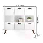 Nicho Organizador Retro 06 Gavetas Qmovi