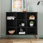 Nicho Organizador Retro 108 X 92,5cm Preto - Qmovi