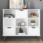 Nicho Organizador Retrô 1478 Com 3 Gavetas - Qmovi