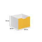 Nicho Organizador Retrô 1478 Com 6 gavetas - Qmovi