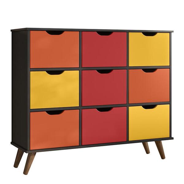 Nicho Organizador Retrô 1478 Com 9 gavetas - Qmovi