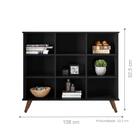 Nicho Organizador Retrô Yolanda Preto Com Gavetas