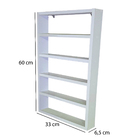 Nicho Organizador Sem Fundo Para 50 Esmaltes Em Mdf Branco