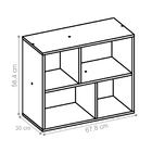 Nicho Organizador Vancouver Preto