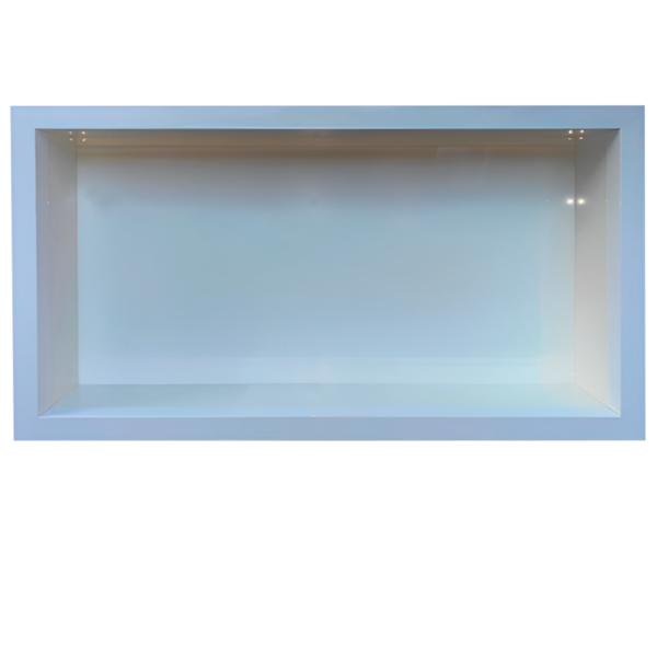 Nicho Original em Porcelanato Polido Branco 60x32cm - Lomina