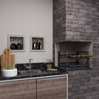 Nicho para Banheiro Bege Lux NBP300506 30x30x11cm