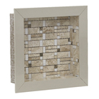 Nicho para Banheiro Bege Lux NBP300506 30x30x11cm