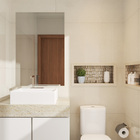 Nicho para Banheiro Bege Neve NBP604000 30x60x11cm