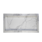 Nicho para Banheiro Calacata 25x90cm Arts Mosaicos