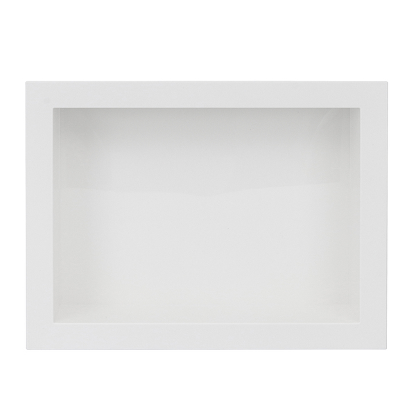 Nicho para Banheiro Plástico de Embutir 32,5x8x42,5cm Branco Metasul