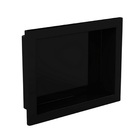 Nicho para Banheiro Plástico de Embutir 32,5x8x42,5cm Preto Vulcano Metasul