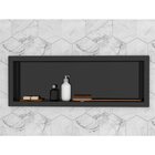 Nicho Para Banheiro Em Ardósia Gold 37x97x10cm Venturi Preto