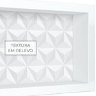 Nicho Para Banheiro Em Mármore Sintético Texturizado 40x30cm
