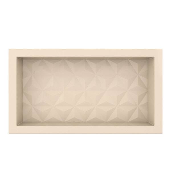 Nicho Para Banheiro Em Mármore Sintético Texturizado 60x30 Be