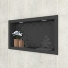 Nicho Para Banheiro Em Mármore Sintético Texturizado 60x30cm