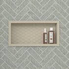 Nicho Para Banheiro Em Plástico Injetado Max 60x27cm  Bege