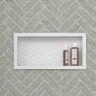 Nicho Para Banheiro Em Plástico Injetado Max 60x27cm  Branco