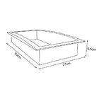 Nicho Para Banheiro Em Plástico Injetado Max 60x27cm  Branco