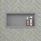 Nicho Para Banheiro Em Plástico Injetado Max 60x27cm  Cinza