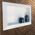 Nicho Para Banheiro Em Porcelanato 60x40 (branco Liso)