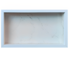 Nicho Para Banheiro em Porcelanato Branco Santorine 60x32cm