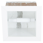 Nicho Para Banheiro Em Porcelanato E Porta Papel Higiênico -