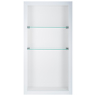 Nicho Para Banheiro Em Porcelanato Polido Com Prateleira De V